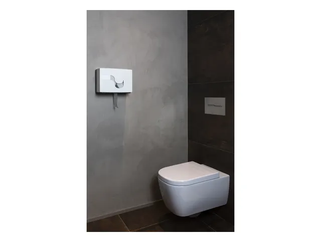 Toiletpapier dispenser Celtex Megamini Bis wit 2 rol