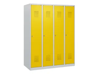 schoollocker,HxBxD 1530x1200x500mm,4vak,vak B 300mm,cil.-slot - 2