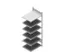 rayonnage pour classeurs,rayonnage suivant,HxlxP 2000x760x635mm