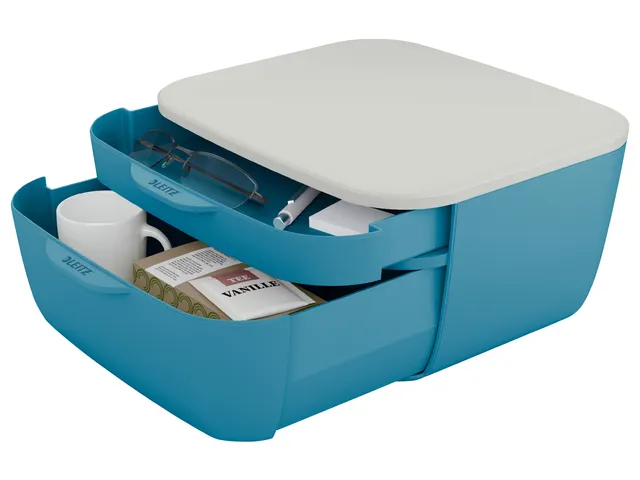 Ladenblok Leitz Cosy 2 laden blauw