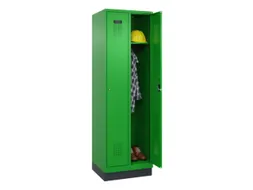 locker,HxBxD 1950x600x500mm,2vak,vak B 300mm,cil.-slot,sokkel