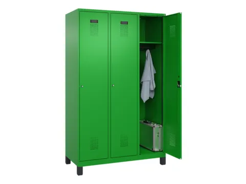 locker,HxBxD 1950x1200x500mm,3vak,vak B 400mm,cil.-slot,voeten