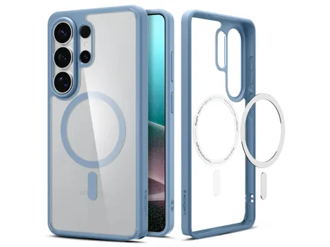Spigen Galaxy S26 Ultra Hoes Hybrid Transparant Lichtblauw