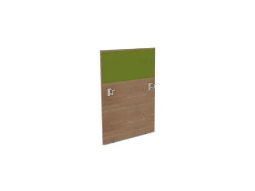 baliepaneel,v. bureau,aanbouw links,B 800mm,NT-cherry,BN7048-groen