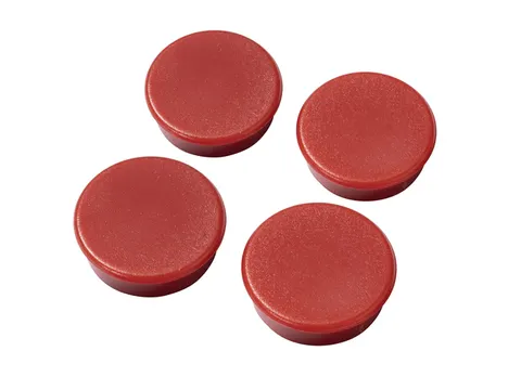 #*Magneten Millex 30mm rood set a 4 st.