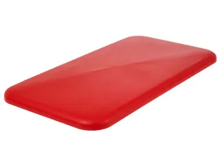 Deksel Voor Verrijdbare Rechthoekige Bak 450 Liter Rood - 1