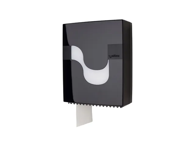 Toiletpapier dispenser Celtex Mini Jumbo zwart