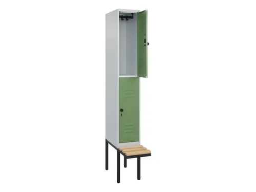 Dubbeldekse dekenkist,HxBxD 2120x300x815mm,1x2vak.,vak B 300mm