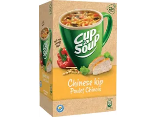Cup-a-Soup Chinese Kip 175 ml Doos à 21 Stuks - 1