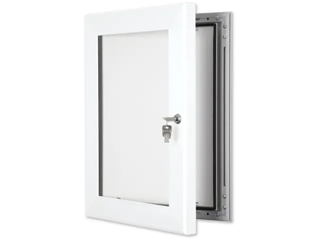 Posterlijst Seco A3 Perspex wit afsluitbaar