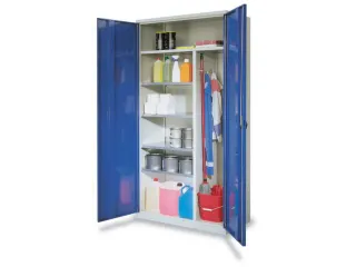 Materiaalkast Hxbxd 1950X1000X500Mm Staalplaat Kleur Deuren Ral5010 - 1