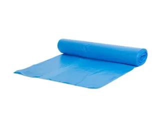Afvalzak HDPE 70x110cm T30 120L blauw 15x20st 300st/doos - 1