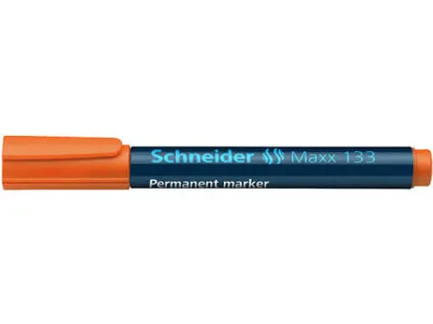 marker Schneider Maxx 133 permanent beitelpunt oranje
