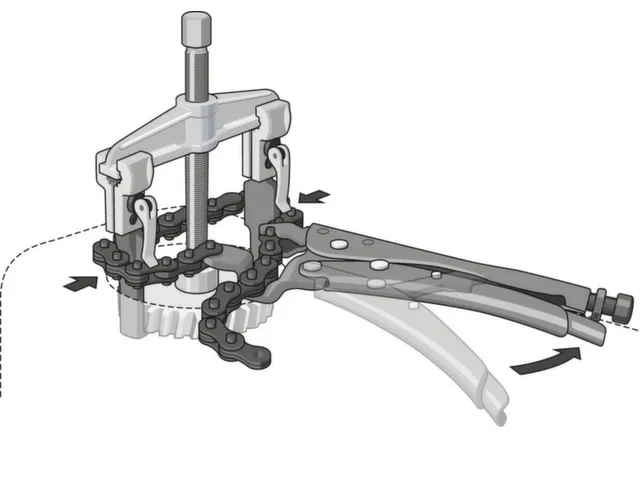 136 K-105 Kettinggrijper
