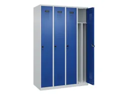 locker voor scheiding van kleding,HxBxD 1850x1200x500mm,4vak