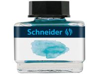 Inktpotje Schneider 15ml pastel Bermuda blauw voor vulpen en rollerbal