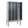 locker voor scheiding van kleding,HxBxD 2120x1200x500mm,4vak