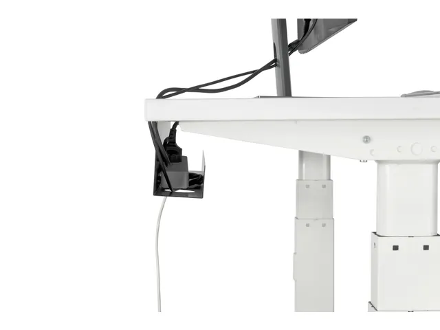 Kabelmanagement Kabelgoot Onder het Bureau Zwart