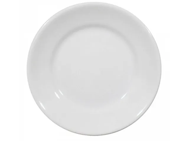 Saturnia Emga Porseleinen bord 20cm Wit per stuk