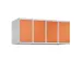 armoire superposable,p. Armoire vestiaire,4compart.
