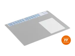 Durable Schrijfonderlegger 65x48cm kalender Grijs met PP afdekvel