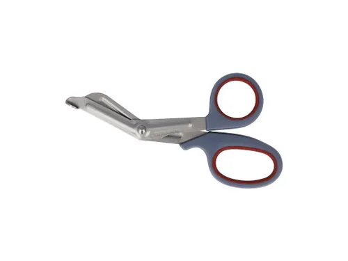 Softgrip schaar 180mm First Aid Only grijs/rood