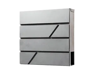 Brievenbus BRASQ PB200 Deluxe wand rvs - 1