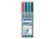 Viltstift Staedtler OHP Lumocolor 311 non permanent 0.4mm Assorti 4st