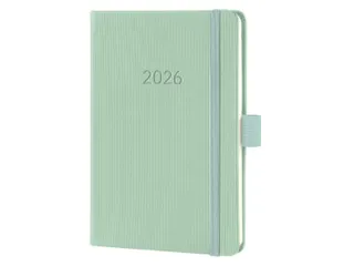 Weekagenda Conceptum A6 2026 (NL/FR/EN/DU) Mint Green Hardcover - 1