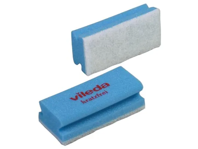 Vileda Glitzi non-scratch schuurspons 15x7cm Blauw/Wit 10 stuks