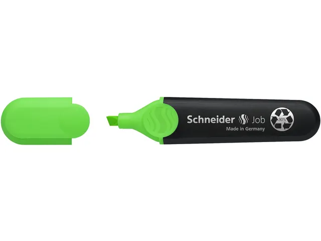 Markeerstift Schneider Job 150 Universeel Groen beitelpunt