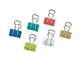 Papierklem MAUL 215 foldback 7mm + 9mm assorti - 4