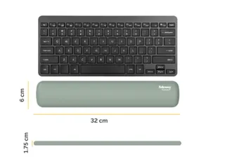 Polssteun Fellowes Breyta compact saliegroen 6x32cm - 2