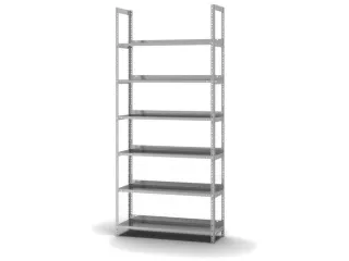 dossierstelling,grondveld,HxBxD 2200x1000x300mm,vaklast 60kg - 2