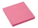 Notitieblok 75x75mm Brilliant roze 80 blad ruitjes
