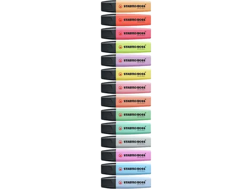 Markeerstift STABILO BOSS Original 70/6 pastel assorti etui à 6 stuks