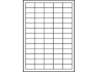 Etiket Avery Zweckform 3666 38x21.2mm wit 6500stuks - 3