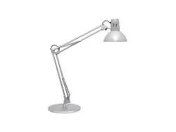 Bureaulamp MAUL Study voet excl.LED lamp E27 zilver