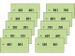 Nummerblok Sigel Expres groen 10 blok a 100 vel 1 t/m 1000 - 1