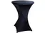 Housse pour table debout, diamètre 80 cm, noir