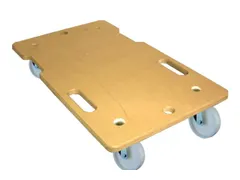 dolly,draagverm. 150kg,laadvl. LxB 600x350mm,laad H 112mm,houtplaat