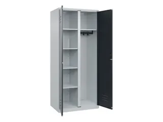 wasgoedverdeelkast,HxBxD 1850x800x500mm,vak B 400mm,draaigrendel - 2