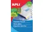 Apli Afneembare Witte Etiketten 25.4x10mm