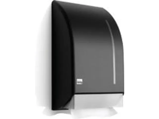 BlackSatino handdoekdispenser PT30 Z-vouw 331930 zwart 290x143x450mm