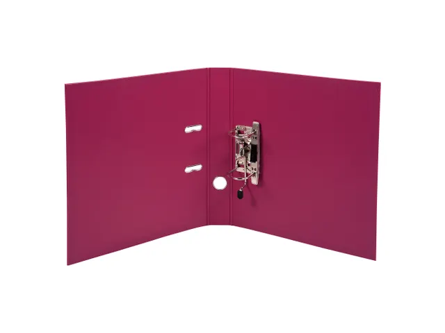 Classeur à levier PVC A4 dos de 50mm. - Fuchsia
