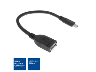 Kabel ACT USB 3.0 OTG USB-C male naar USB-A female - 8