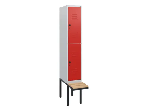 Dubbeldekse dekenkist,HxBxD 1950x300x815mm,1x2vak.,vak B 300mm