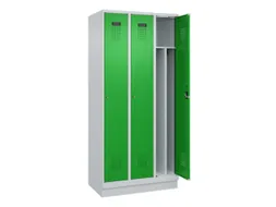 locker voor scheiding van kleding,HxBxD 1950x900x500mm,3vak