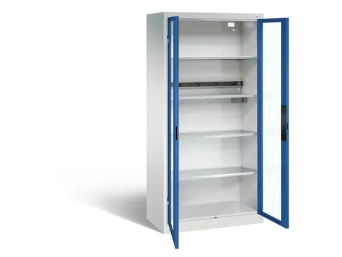 acculaadkast 1950x930x500mm 5stekkerdozen 230V cil.-slot front RAL5010