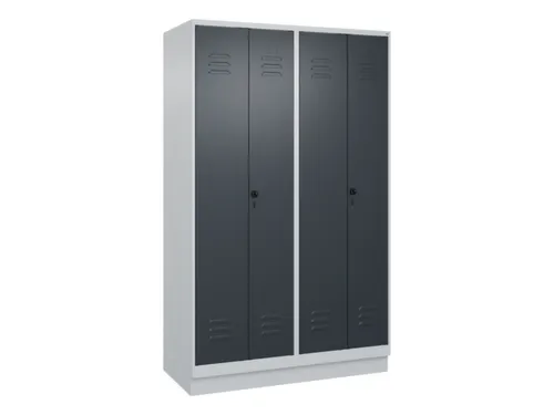 PBM-locker,HxBxD 1950x1200x500mm,4vak,vak B 300mm,draaigrendel